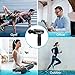 Massage Gun Deep Tissue, Percussion Muscle Massager with 30 Adjustable Speeds for Athlete, Quiet Handheld Massager for Neck Back Relaxation, LCD Touch Screen with 6 Heads (#1)