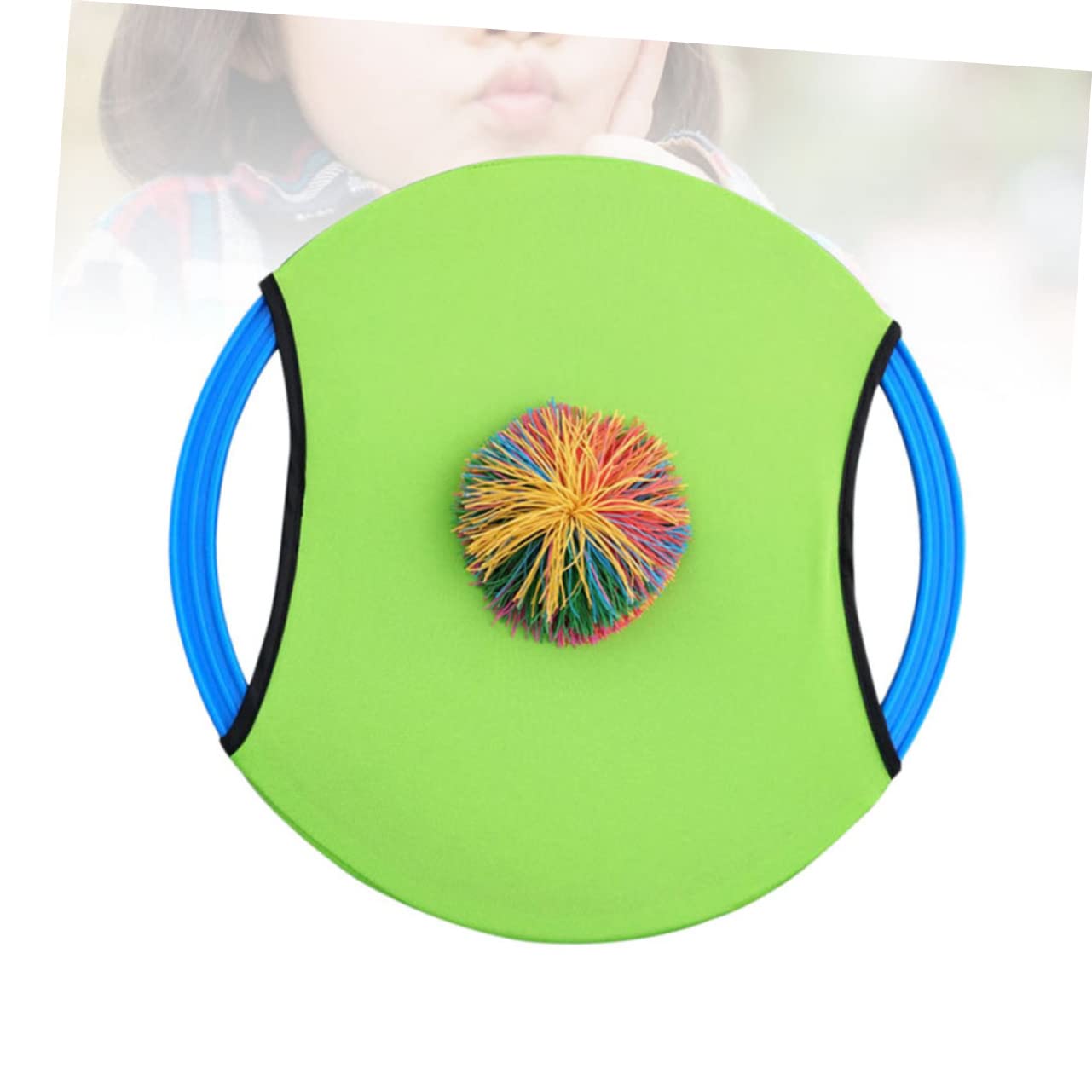 Trampoline Disque Volant pour Enfants 3 Pièces Jeu de Balle en Plein Air