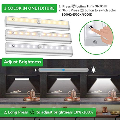 SZOKLED Wireless Under Lighting Remote Control Rechargeable