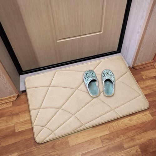 Tapis d'entrée absorbant et lavable avec mousse mémoire de forme doux - 6
