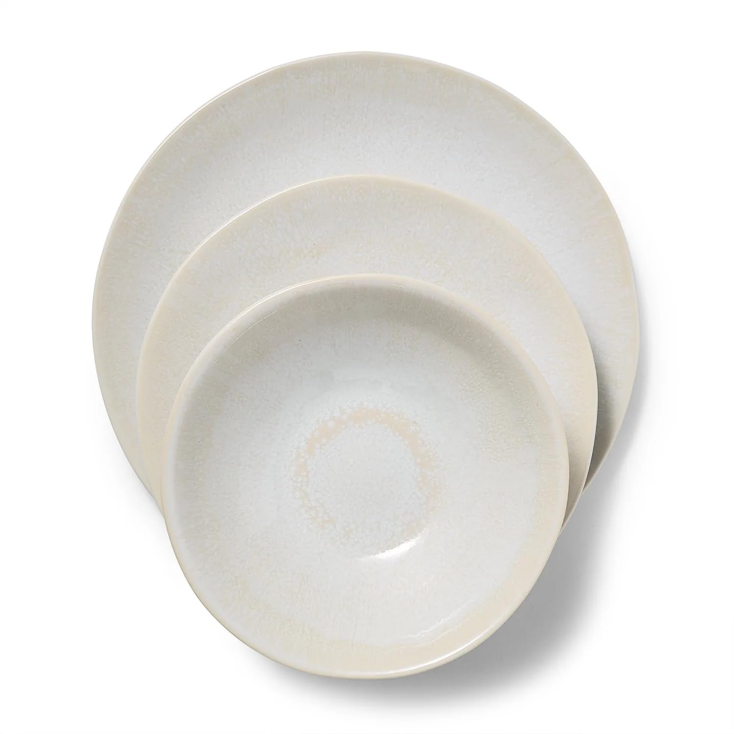 Amazon.com | Sur La Table Cloud 12-Piece Dinnerware Set, White