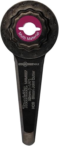 Makita E-08573 StarlockMax - Cuchilla oscilante de acero de alto carbono y herramienta para cortar juntas