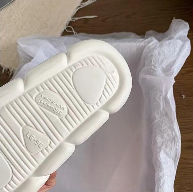 Cozy Furry Slippers for Women and Men, Comfy Warm Fleece Lined House Plush Slippers Indoor Outdoor Non Slip Fluffy Shoes4