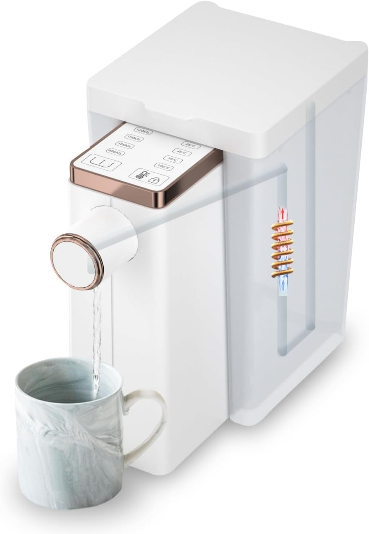 Amazon | Kziazoi 瞬間熱湯サーバー スーパー熱湯サーバー ホット