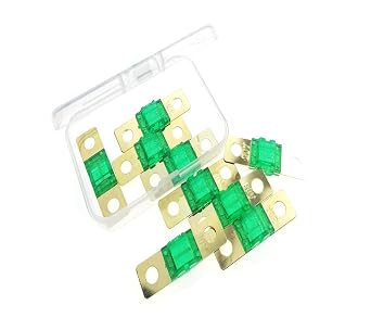 30A Fuse AMI,30 Amp Midi,30 A ANS Bolt, 30A AMI Bolt 32V, Suitable for Automotive and Marine Audio and Video Systems,(6 PCS)