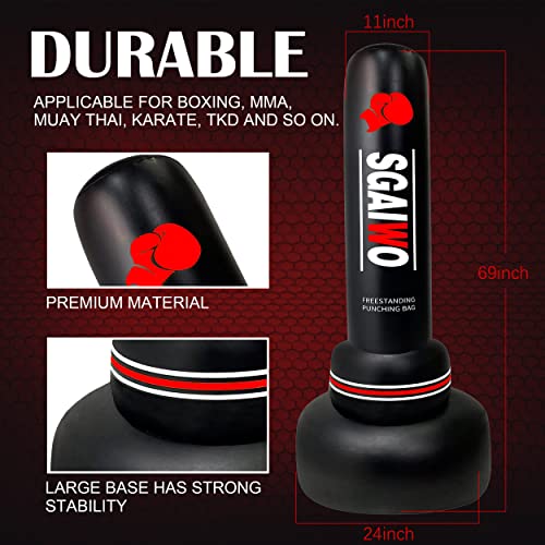 Sgaiwo Freestanding Punching Bag With Stand thumb #3