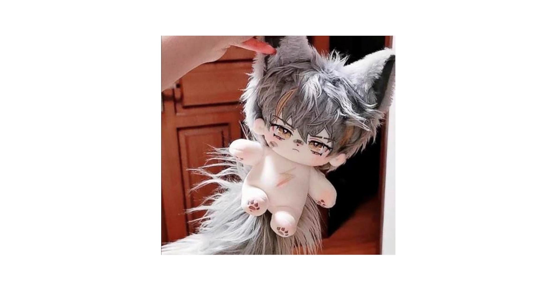 Amazon.co.jp: 無属性 超可愛い 狼 着せ替えぬい 20cm NO7