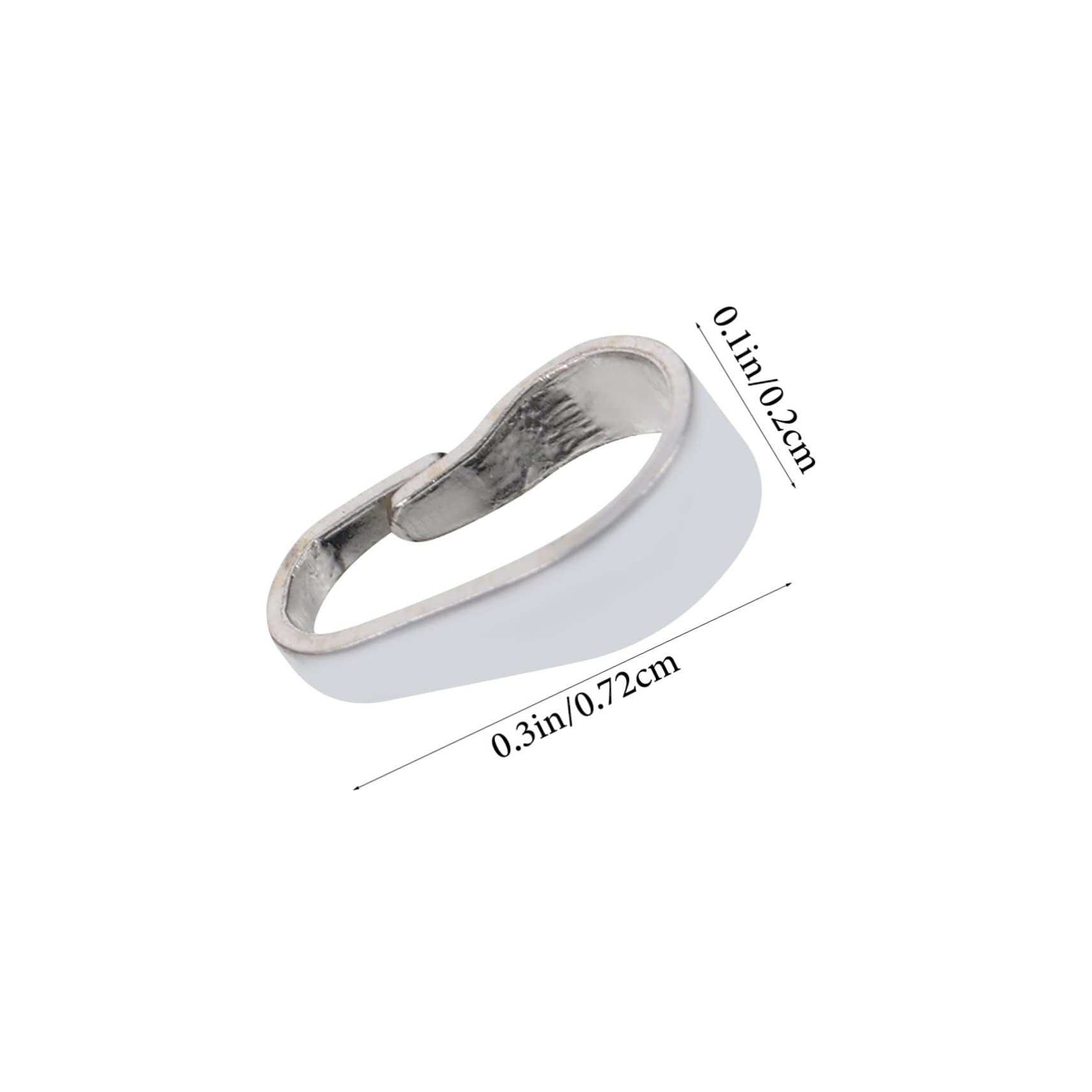 EXCEART 50pezzi Ganci Per Pendenti Di Chiusure Per Collane e Braccialetti Accessori Per Gioielli Resistente e Leggero Facile Da Usare Per Creazioni Artigianali
