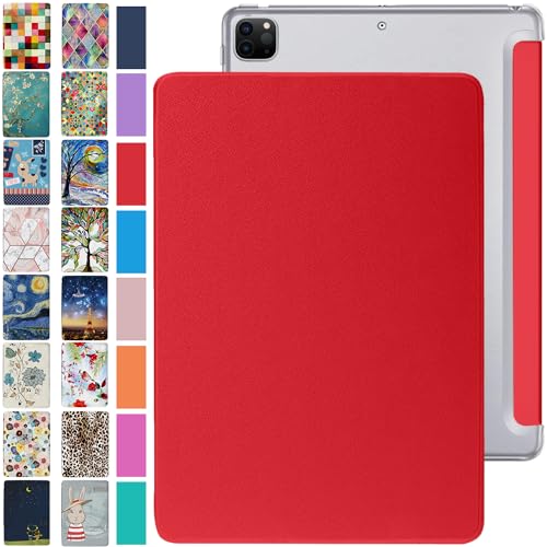 Image of DuraSafe Cases for iPad Pro 12.9 inch 6 5 4 Generation Case A2436 MHNF3HN /A MHNG3HN /A MNXR3HN /A MNXT3HN /A A2378 MHNF3HN /A MHNG3HN /A A2229 MY2H2HN /A MY2J2HN /A A2461 MHNH3HN /A MHNJ3HN /A MHNK3HN /A - Red