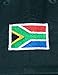 Ann Arbor T-Shirt Co. South African Flag Hat - Country of S. Africa Pride, Low Profile Baseball Dad Hat for Men Women - (Dark Green)