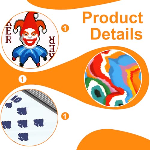 AYVRUOP 2 pièces Cartes à Jouer Bal tro Joker, 1 x 54 Feuilles, Jeux de Cartes pour fêtes, Cadeaux pour camarades de Classe – vue 3