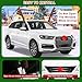 Car Reindeer Antler Kit Nose, Car Reindeer Antlers Christmas for Car Window Roof-Top & Front Grille, Auto Reindeer Antler and Nose Kit Decoration Set for Car SUV Van Truck by Hydencamm
