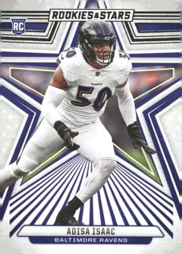 2024 Panini Rookies and Stars #101 Adisa Isaac RC Rookie Baltimore Ravens NFL Football Base Trading Card