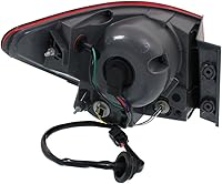 Vista 5 de Crash partes Plus Tail cola lámpara de luz, Lado de pasajero, exterior