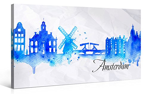 Picanova Impression sur Toile Multicolore 100 x 50 cm