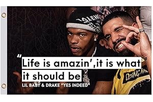 Drake Flag 3x5 Feet Rapper Decor for Guys