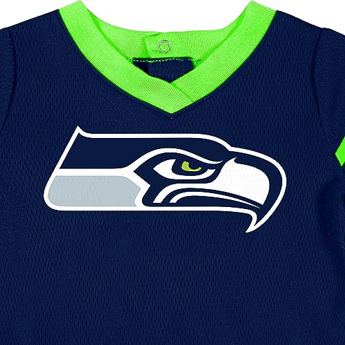 Image of Gerber NFL Baby Girls Jersey Dress and Diaper Cover
