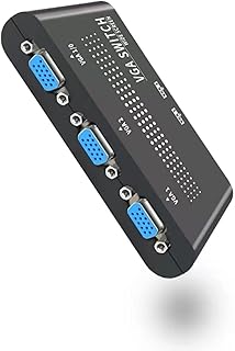 2 Ports VGA SVGA Monitor Sharing Switch Box Case LCD PC 2 in 1 Out or 1 in 2 Out Accessory