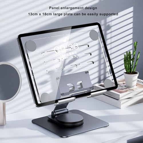 Support de tablette orientable 360 degres pliable pour bureau et tablettes