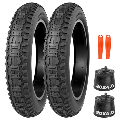 GRELiving 20x4.0 Fat Bike Tire-Premium E-Bike Tires 102-406 for Electric
