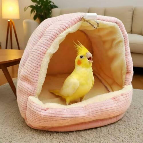 ドーム型ペットベッド、オウム、モルモット、フェレット、ウサギ用の各種ペットベッドハウス、吊り鳥ウォーマー、冬の暖かさ、ハムスターハンモック、ハリネズミハウス、ドーム型冬用ペットベッド、小動物の遊び場、睡眠場 (M,D)