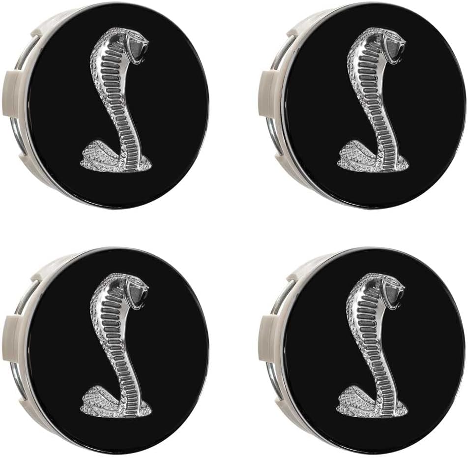 2.5" Cobra Snake Wheel Center Caps Set of 4 Made for Mustang 1994-2004
