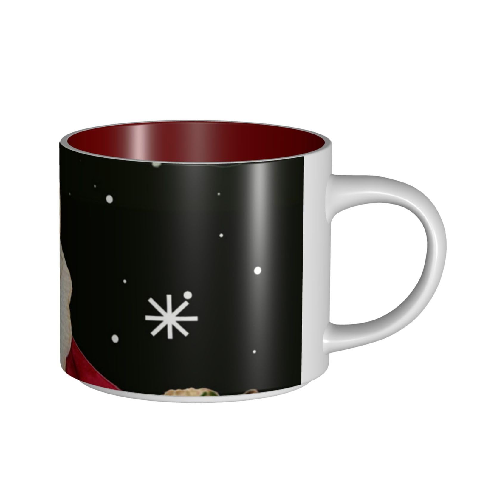 Merry Christmas drukowane kubki ceramiczne o dużej pojemności kubek do kawy
