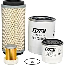 XYZIL Maintenance Filter Kit Compatible with Mahindra Max 26XLT HST 28XL 26XL Gear 25XL 24 22 2415 2415 2516 Tractor MAM0117 31A6200317 35460501800 19682581000 Engine Oil Outer Air HST Filter
