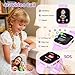 4G Smartwatch Kinder GPS, Kinderuhr mit 4G Videoanruf Voice Chat Schulmodus WiFi SOS Spiele Wecker Stoppuhr Schrittzähler Taschenrechner, Telefon Uhr für Mädchen Jungen 4-12 Jahren Geschenk, Lila
