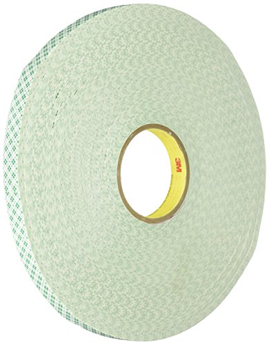 Image of 3M 4032 Natural Polyurethane Double Coated Foam Tape, 0.75 inch width x 72yd length (1 roll)