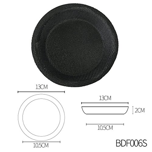 image for Bluedrop Silicone Hamburger Forms Mini Pizza Bread Molds Round Silicon