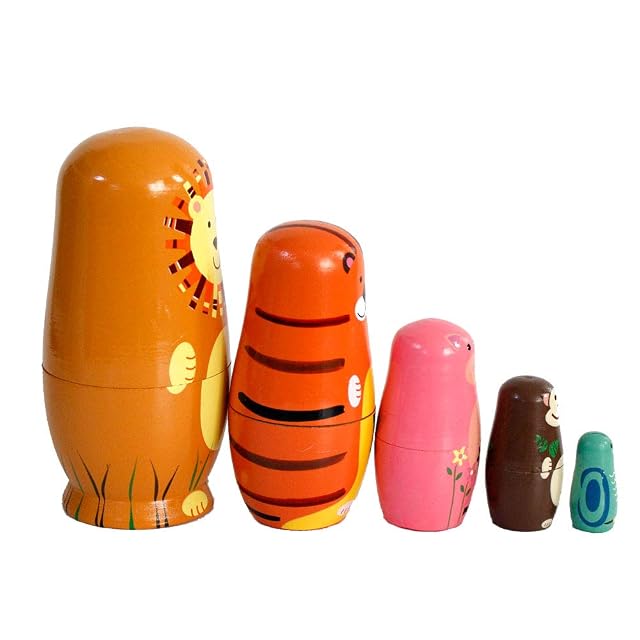 Foto 4 de 7 de Oostifun Gobus Muñeca de anidación de Madera Muñecas de anidación Rusas Sets para la decoración de la Oficina…