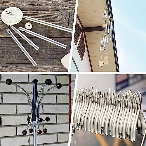 iMeistek 3 x runde Rohre aus 304 Edelstahl, 6 mm Außendurchmesser, 1 mm Wandstärke, 300 mm Länge, nahtloses Metall, gerades Rohr für Zuhause, Gartendekoration, Industriemaschinen, Bastelarbeiten