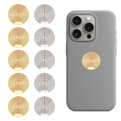 8 Stück Strahlenschutz Handy Aufkleber, EMF Schutz Abschirmung, Aufkleber...