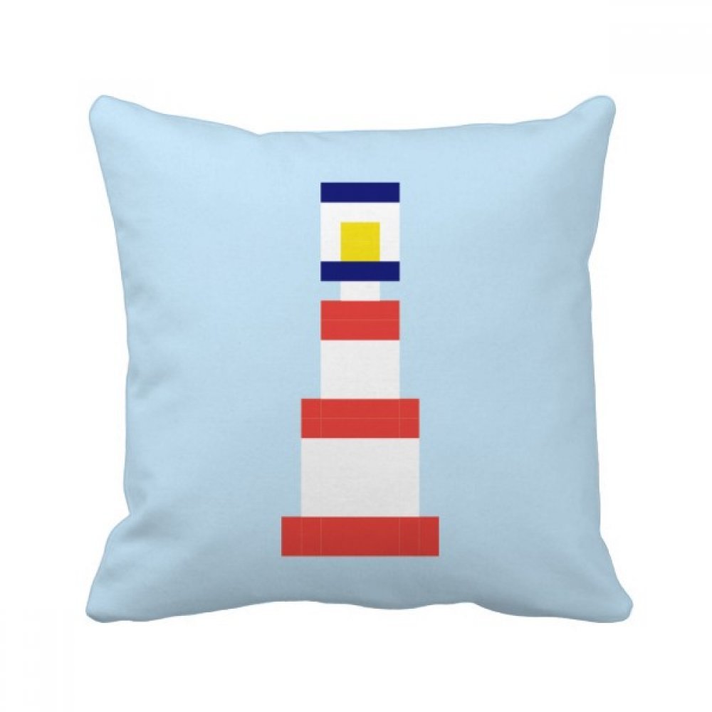 Coussin de canapé multicolore à motif bateau pixel 40x40cm pour décoration maison