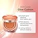 CLIO Kill Cover Glow Cushion | Longwear Coverage, Natural Glowing Effect, Long-Lasting Hydration, SPF 50+ PA+++, Free Refill | 0.52 oz x 2 ea (1st Gen, 3 LINEN)