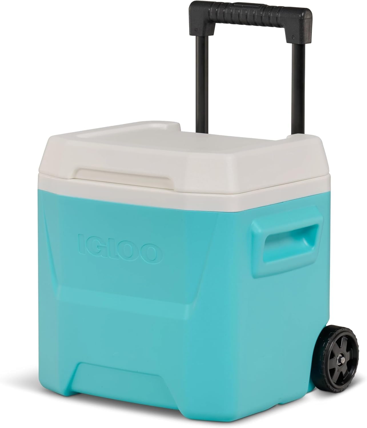Igloos Laguna ice Chest 9Q Hard-Shell Cooler – Compact Portable Ice Chest Tray-Style Lid, Built-in Cup Holders, Cool Riser Technology, and Easy Clean – Lunch, Travel, Beach