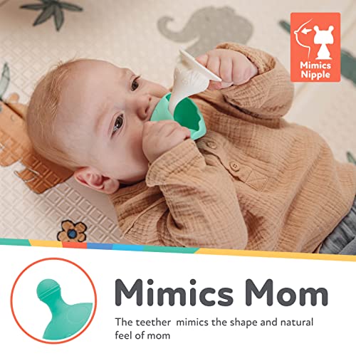 Nuby AQ-ZJ37 Super Soft Silicone Teether thumb #1