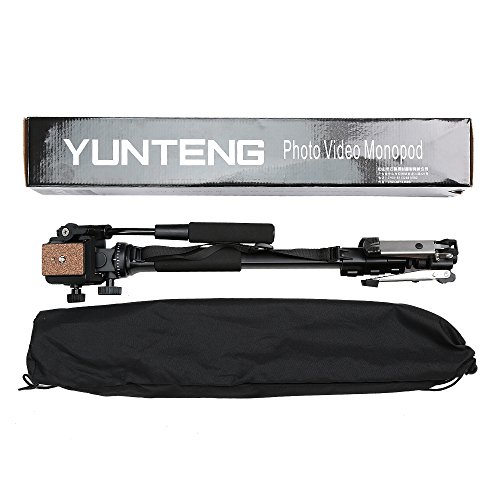 VIPHOTO DIGITAL Trépied et monopod pour la photographie Yunteng VCT-288 avec fluide de nivellement et support pour appareil photo Canon Nikon DSLR Yunteng CDV-288 - Image 8