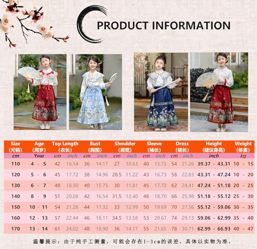 Disfraz Hanfu Tradicional Chino para Niñas miniatura 6