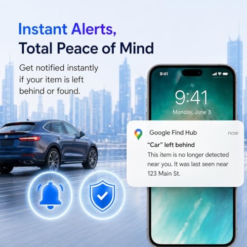 Image of GPS Tracker for Vehicles,Magnetic Waterproof Car Tracker, No Monthly fees, Mini Portable GPS Tracker for Cars, Trucks, Motorcycle, Anti-Theft（Android Only）
