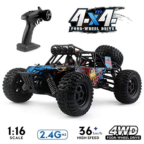 JJRC Remote Control Car,36km/h High-Speed Crawlers Off-Road Vehicle Toys, 1:16 Scale RC Off-Road