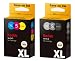 Kodak Verite 5 Replacement Inks (AL11CA) XL Black and Color Ink Jet Cartridge Bundle Compatible with All Kodak Verite Printers