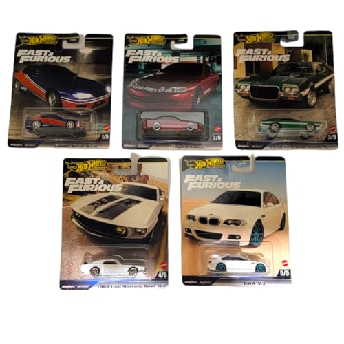 Hot Wheels 2024 Fast & Furious Pack 5 autos metal miniatura 7