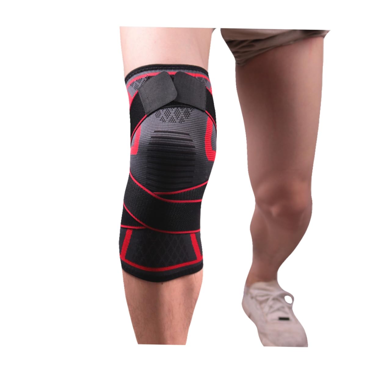 FRCOLOR Knee Pad Elastic Compression Knee Sleeves for Basketball Football Hiking Stylish Protective and Durable for Sports Enthusiasts