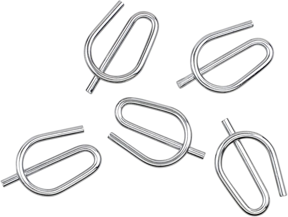Colony Chrome Rear Axle Nut Spring Clip 2042-5