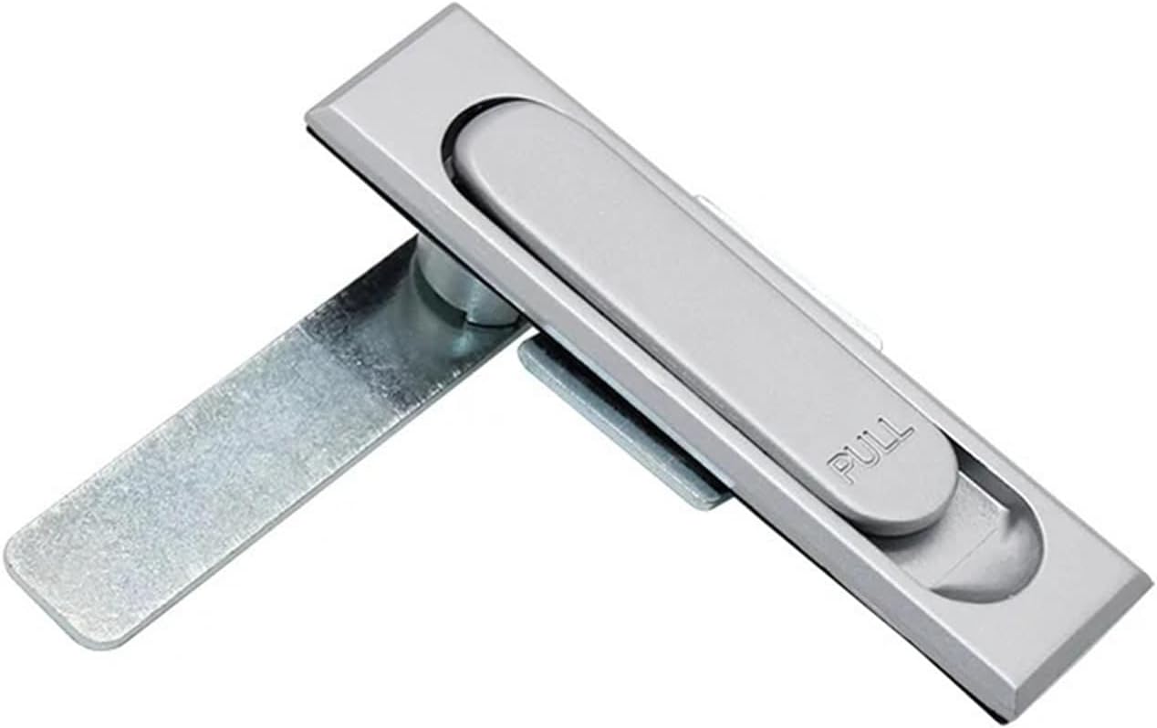 Power Distribution Box Electric Cabinet Door Swing Handle Panel Locks XJJ-MS717 1Pcs(717-1stainless Steel)