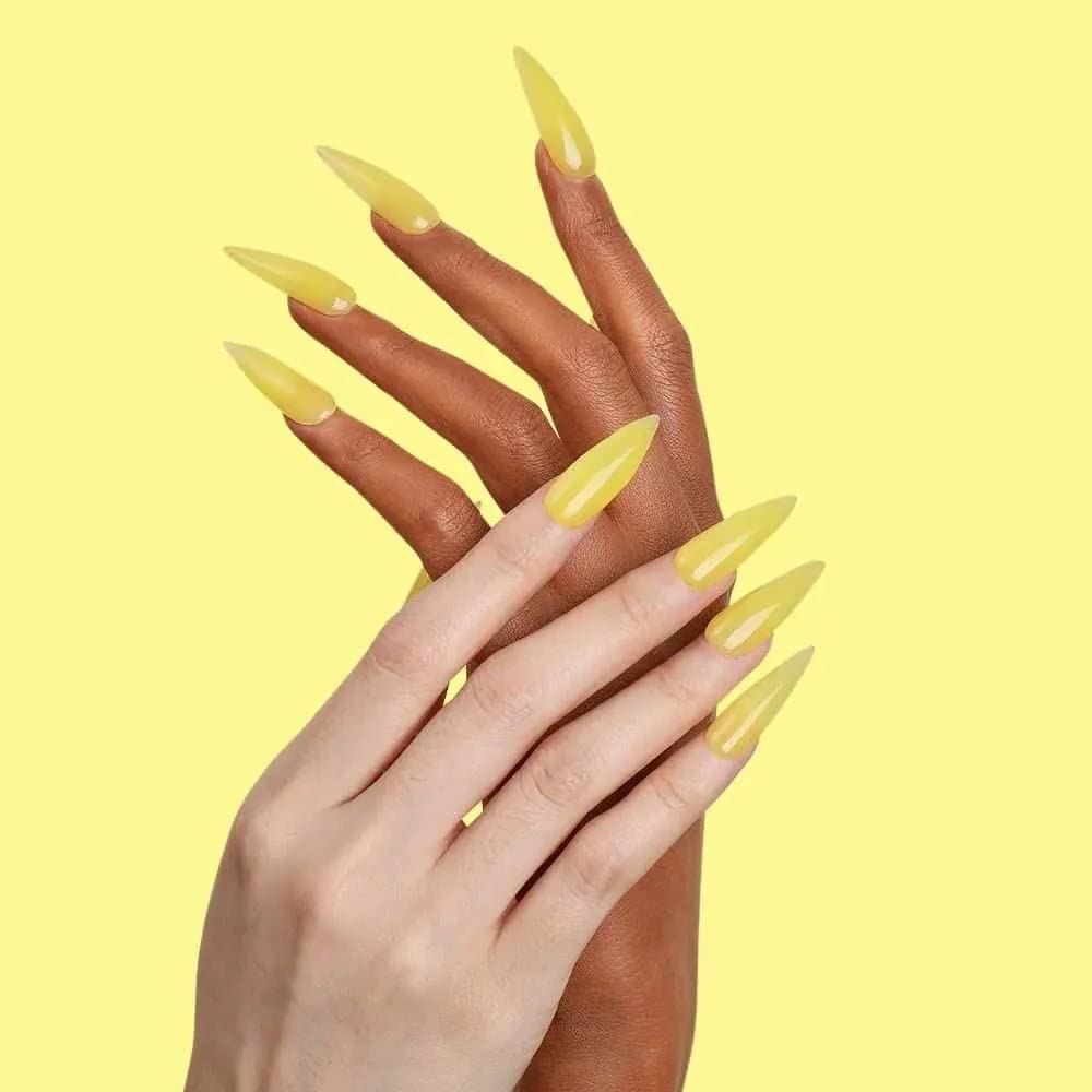 MODELONES 15ml Poly Nail Gel Builder Nail Extension Gel Enhancement Nail Thickening Acrylic Extension nail polish gel - Glassy Yellow 009 3