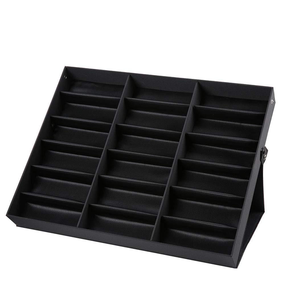 Brillen Organizer, 18 Fächer, Sonnenbrillen Aufbewahrung