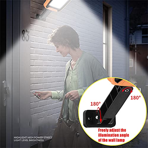 Lumières solaires en plein air IP65 étanche avec 3 modes éclairage intelligents